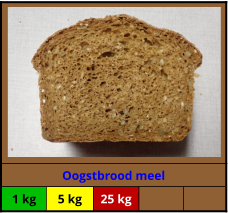 Oogstbrood meel 1 kg 5 kg 25 kg